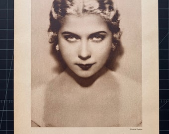 Vintage lilyan tashman photoplay portrait print