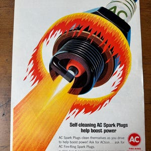 Ac Spark Plug Sign - Etsy