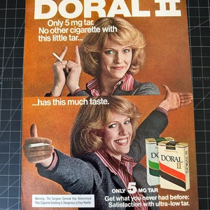 dorrell cigarettes Doral Red 100's Box Doral Cigarettes : r/vintageads