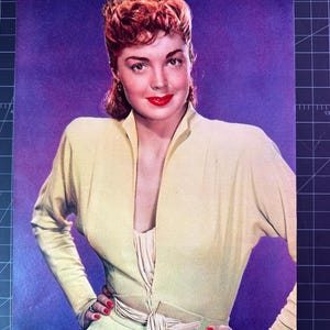 Ritaglio di un ritratto di una rivista vintage degli anni &#39;50 di Esther Williams