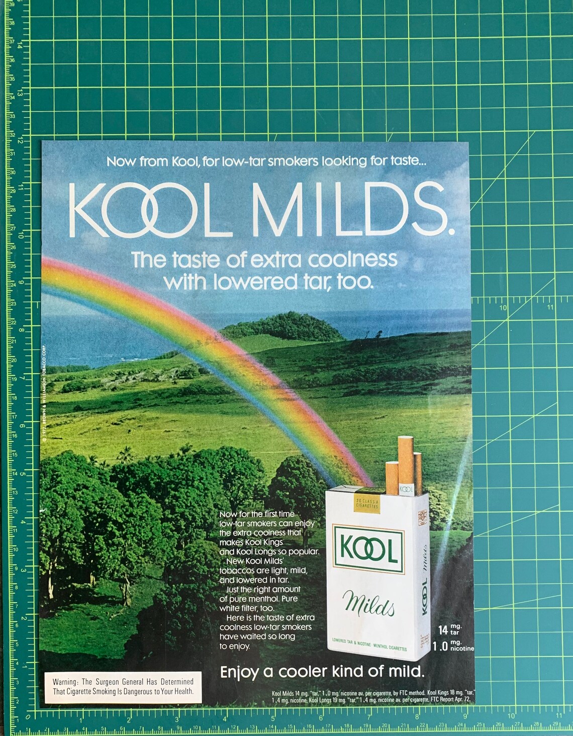 Vintage 1971 Kool Cigarettes Print Ad | Etsy