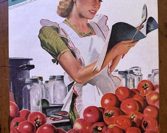 Vintage 1943 Collier’s Magazine Cover - COVER ONLY