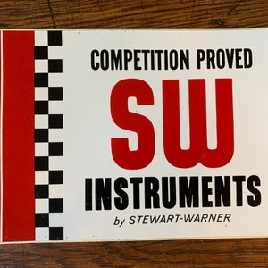 Vintage 1960s sw stickervintage