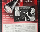 Vintage 1940s RCA Radio WW2 Print Ad