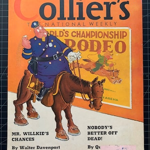 Vintage 1940 Collier’s Magazine Covervintage