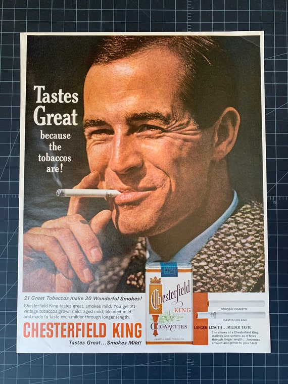 Chesterfield Cigarette Ad Ncomedian Bob Hope Endorsing Chesterfield ...
