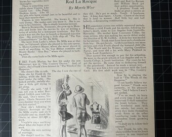 Vintage 1920s Cecil DeMille Original Magazine Article