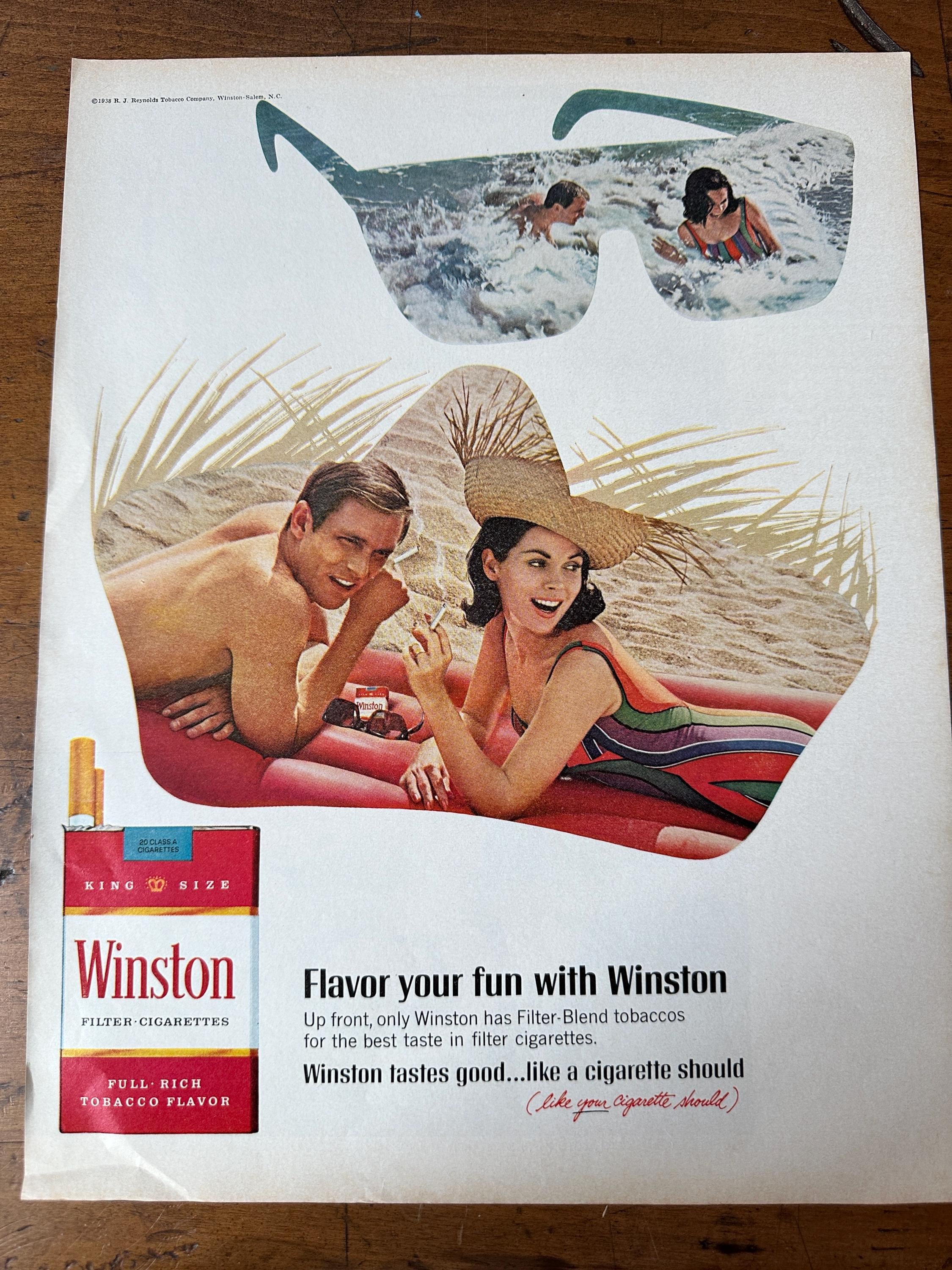 winston cigarette company Winston Cigarette Ad