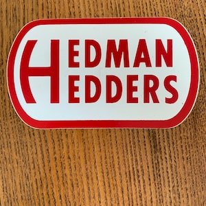 Vintage 1960s Headman Hedders Sticker, Hot Rod, Drag Racing