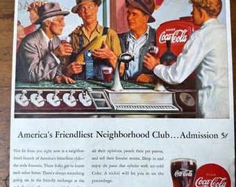 Vintage 1960 Coca-cola Original Advertisement - Valentine's Day - Etsy