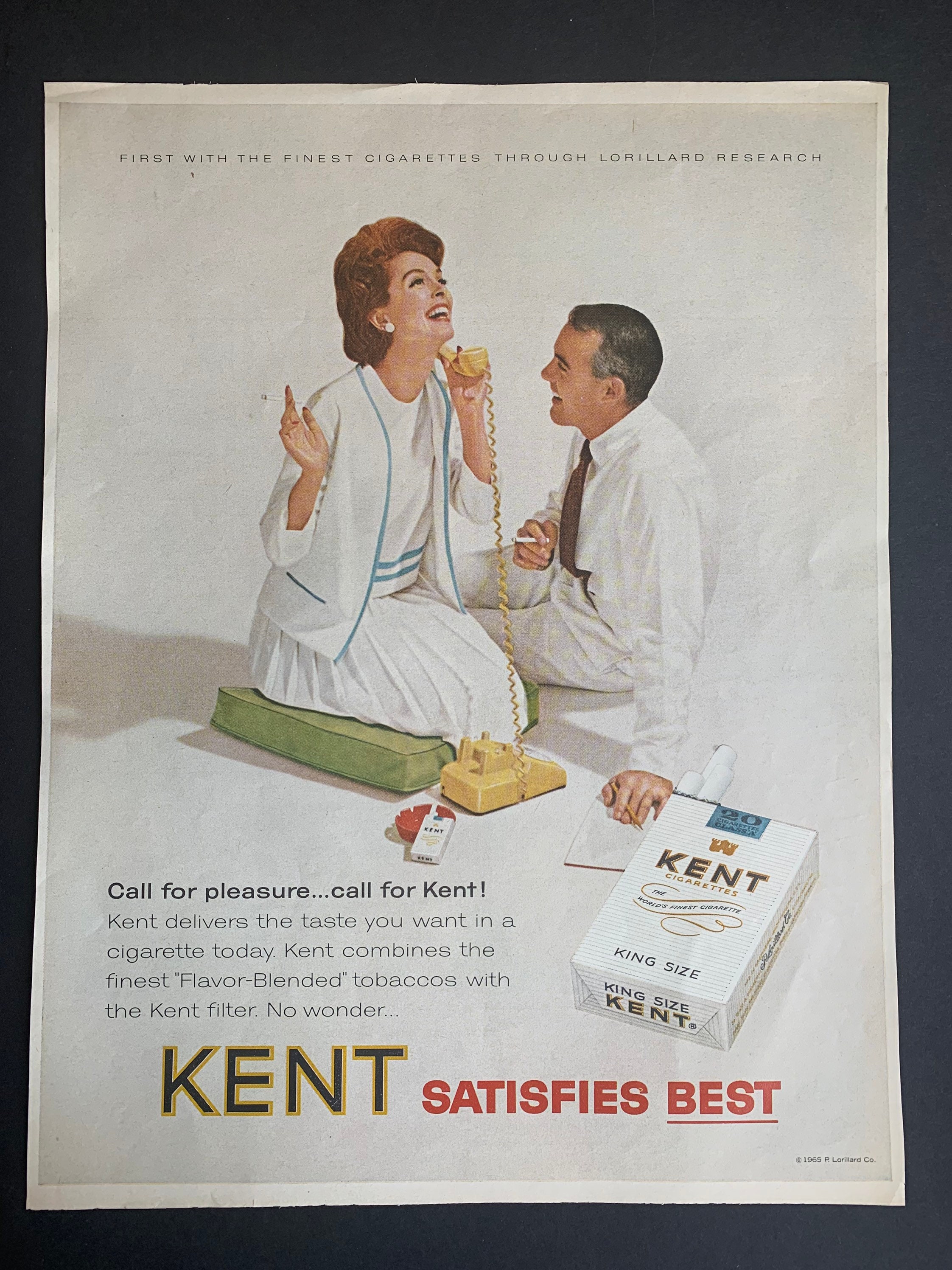 Kent Cigarette Ad