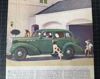 Vintage 1936 Oldsmobile 6 & 8 Print Ad