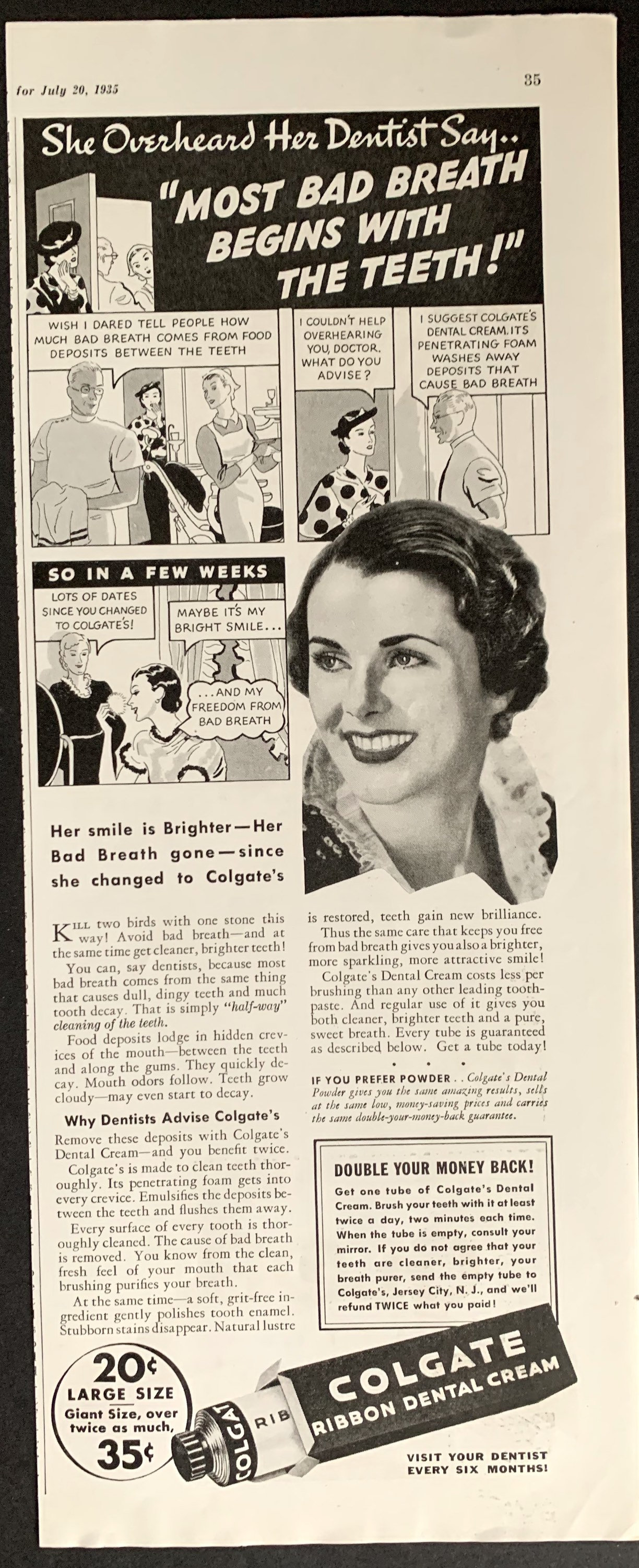 Colgate Advertisement Food In Teeth