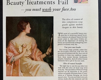 Vintage 1929 palmolive soap ad