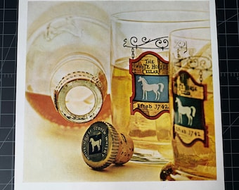 Empty White Horse Whiskey Bottle With Box - Etsy