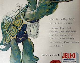Vintage 1954 Jello Print Ad