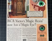 Vintage 1935 RCA Victor Radio Print Ad