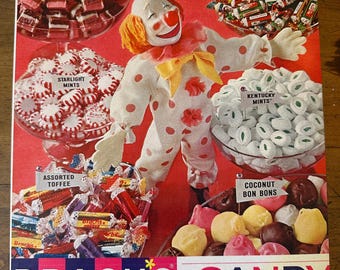 Anuncio impreso vintage de dulces Brach&#39;s de 1963