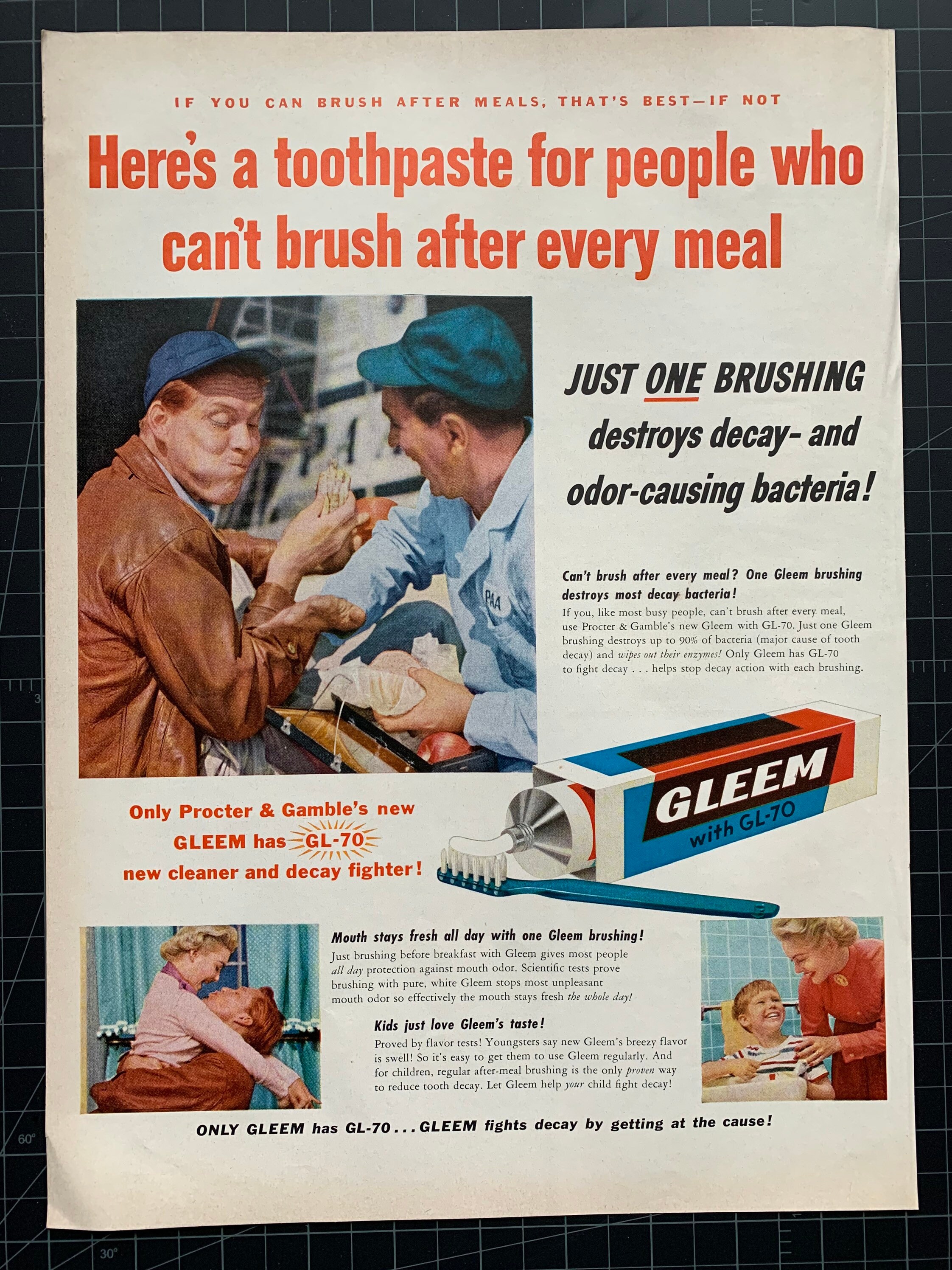 Gleem Toothpaste for sale Only 4 left at 65