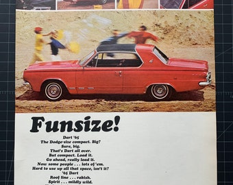 Vintage 1965 Dodge Dart Print advertisement