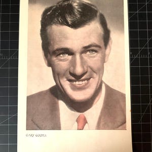 Rare 1932 gary cooper star portrait