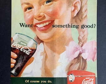 Vintage 1951 Coca-Cola Original Advertisement