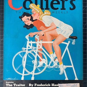 Vintage 1941 collier’s magazine covervintage