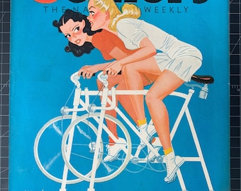 Vintage 1941 collier’s magazine covervintage