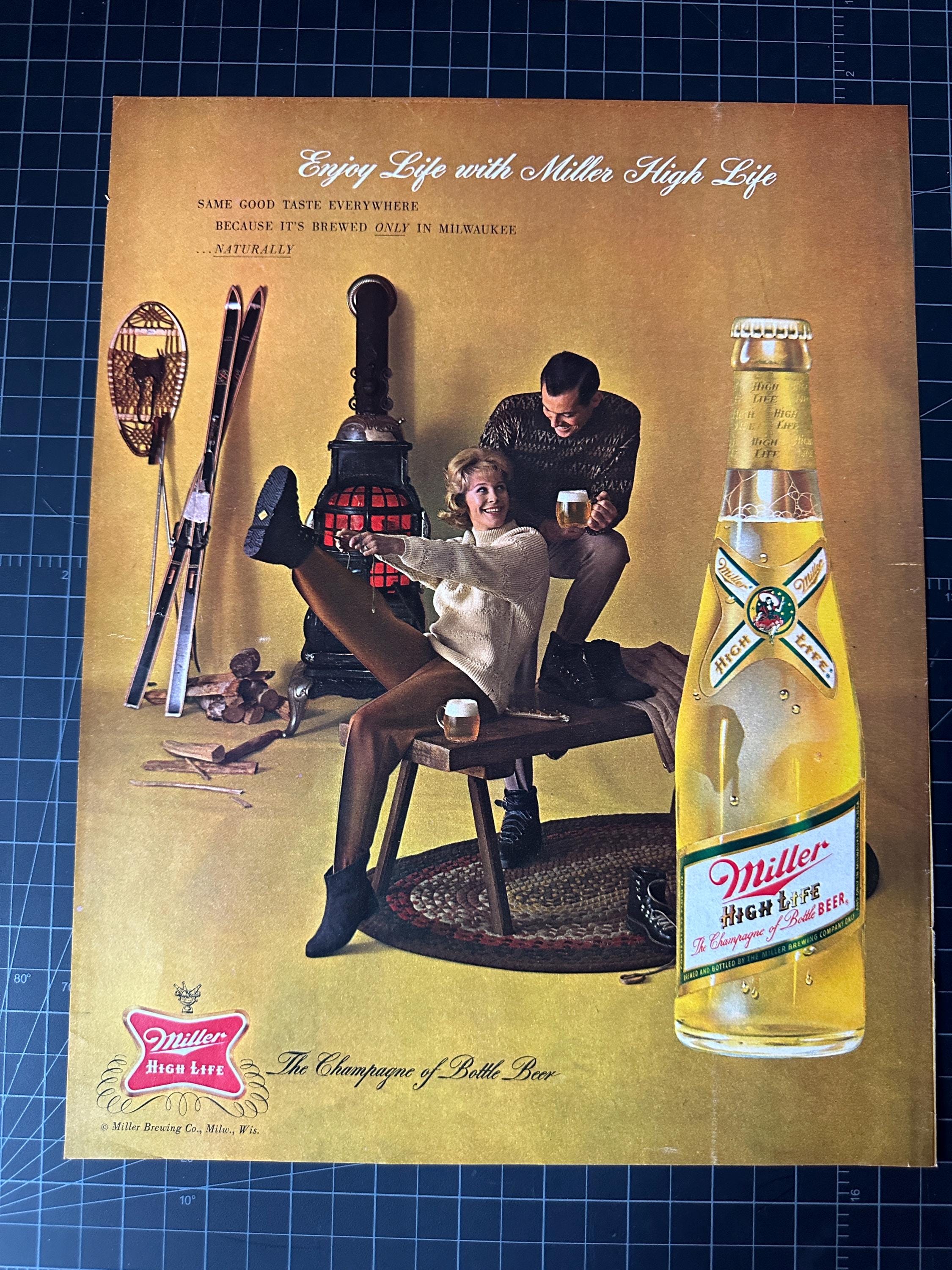 Vintage Miller Ad - Etsy