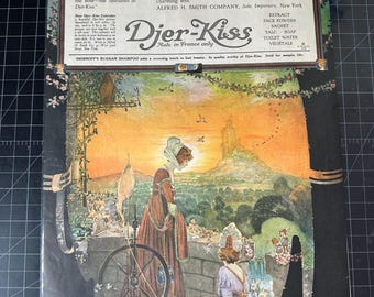 1922年ヴィンテージコルゲートタルクパウダーオリジナル広告 - Etsy 日本