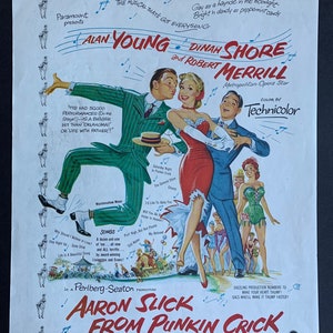 Reklama filmu „Aaron Slick z Punkin Crick” wytwórni Paramount Pictures z 1952 r.
