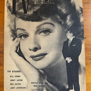 Vintage 1940s Lucille Ball Magazine Promo Photo