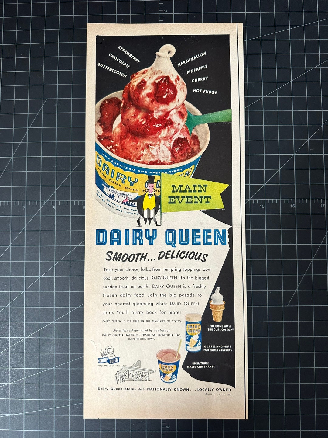 image.title Vintage  Dairy Queen Print Advertisement - Etsy