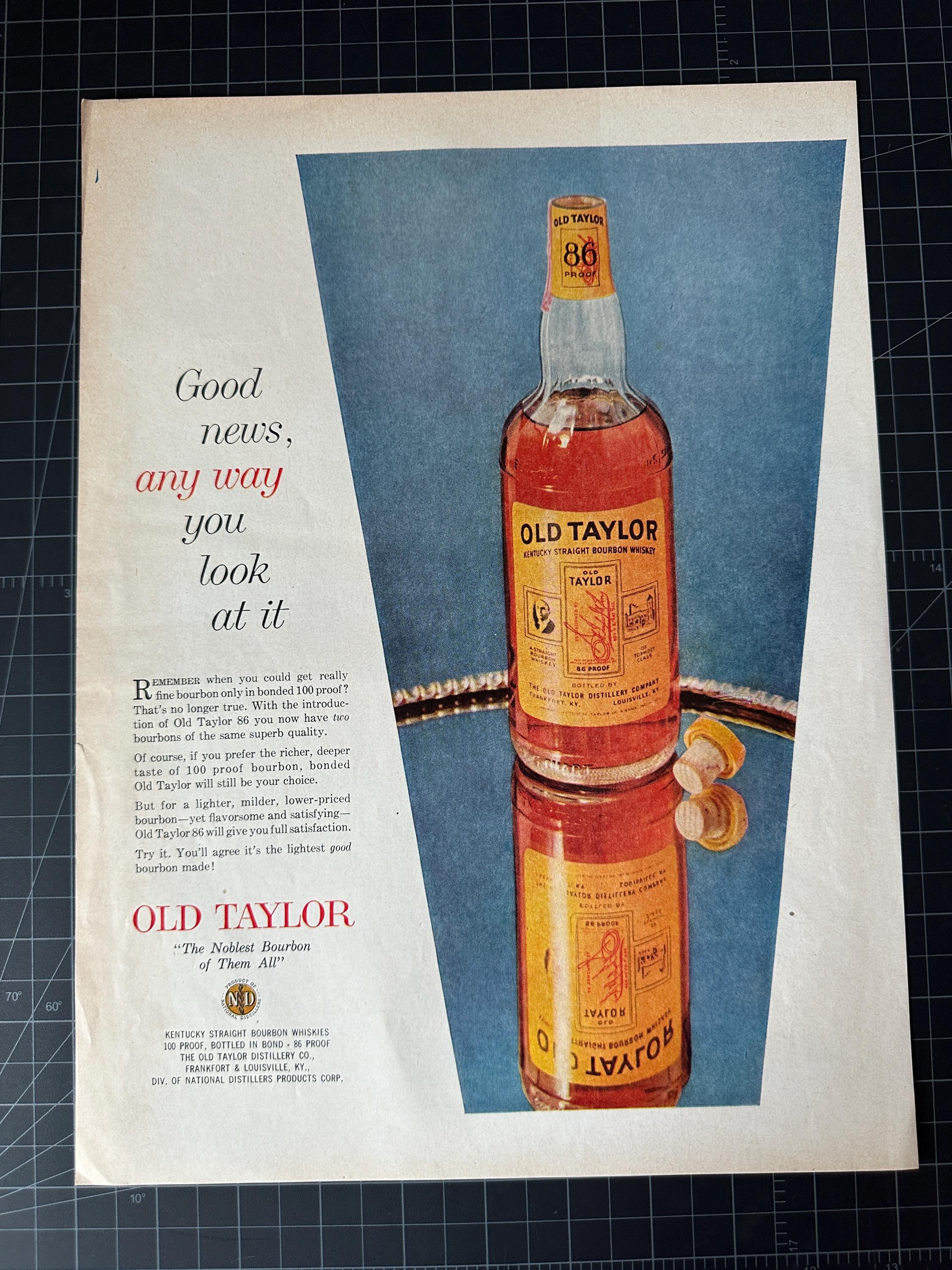 Old taylor whiskey - Etsy 日本