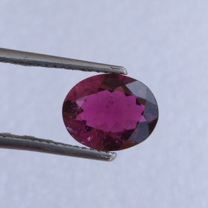 Beautiful Natural Pink Tourmaline Faceted Oval Shape Size 7.80x9.80 MM Natural Pink Color Tourmaline Faceted Gemstone, 1.90 Ct