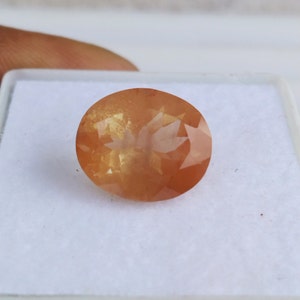3.30 Ct Oval Oregon Sunstone: Copper Schiller Gemstone (11x9 MM)