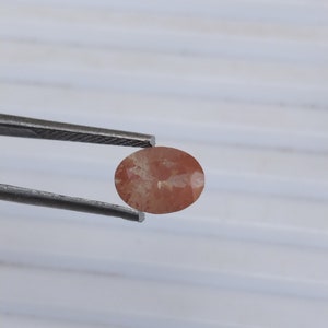 1.20 Ct Natural Oregon Sunstone Gemstone: Octagon Schiller Stone