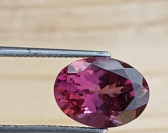 Rosa Turmalin Edelstein: 5 Ct Oval facettierter Schmuckstein (12.5x9.2 mm)