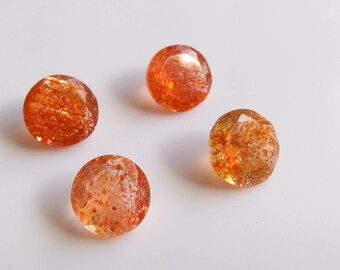 AAA Sonnenstein Edelstein: 8 mm Rund facettierten Schliff