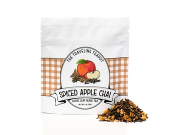 Thé Chai Pomme épicée / Thé en vrac / Cadeau pour le thé / Tea Party / Fête des Mères
