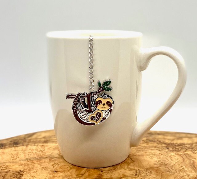 Sloth Tea Infuser | Loose Leaf Tea | Tea Ball | Sloth Charm Ball ...