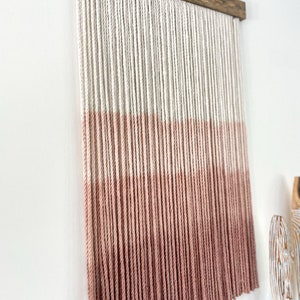 Dip Dye Wandbehang Ombre Wohndekor Makramee Wandbehänge Bild 2