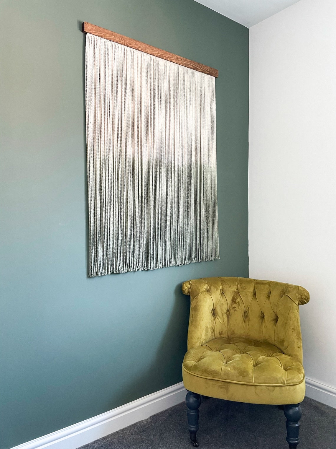 Dip Dye Tapestry Ombre Wall Art Macrame Dip Dye Dip Dye Etsy