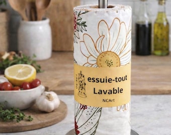 Washable paper towels