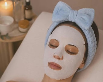 Masque tissu lavable pour soins du visage