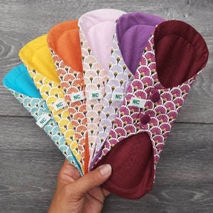 Tvättbara och återanvändbara bindor. För menstruationer eller urininkontinens. bild 6