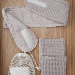 fascia per la cura della testa, maschera lavabile, beauty box spa