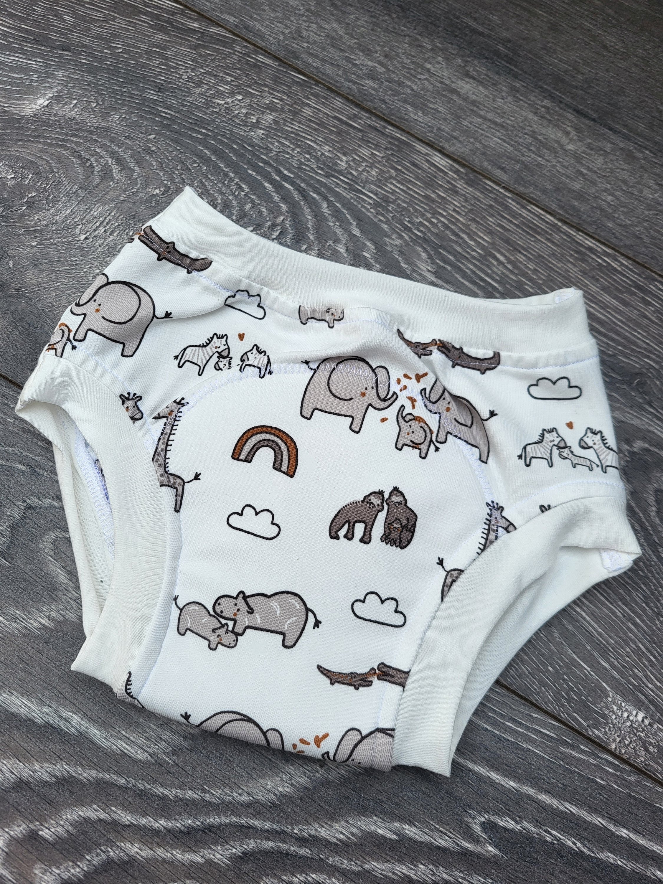 Jupe Couche Lavable AolsteCell - Culotte D'apprentissage Anti-fuites Pour Nuit - Enfant 4-8 Ans - Multicolor