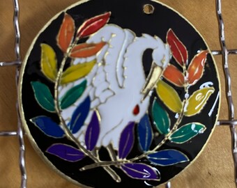 SCA Black Pelican Laurel Medallion Rainbow Pride