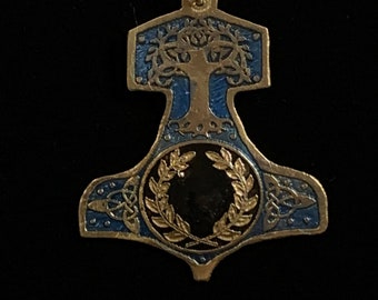 SCA Thor’s hammer peerage medallion